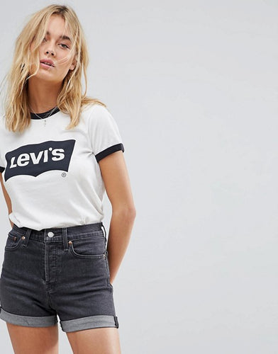 Levi's Batwing Logo Ringer T-Shirt.